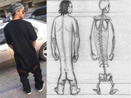 Moda de los pantalones ca&iacute;dos